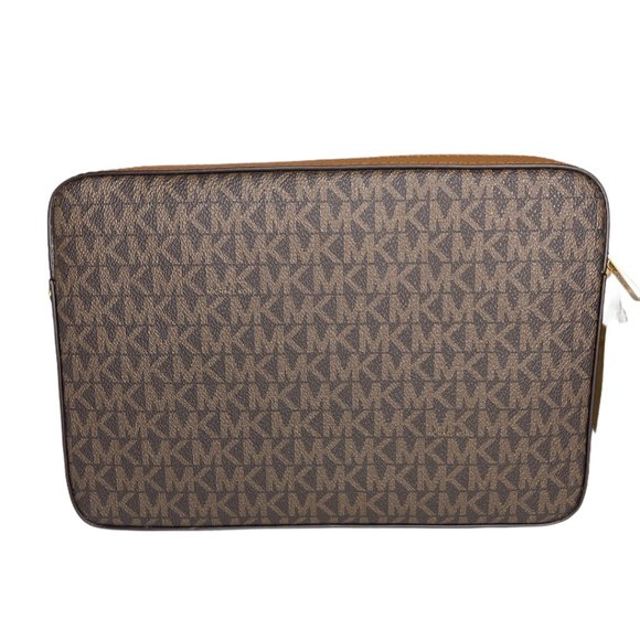 Michael Kors EW Crossbody bag Brown Jet Set Large Leather - Picture 5 of 9